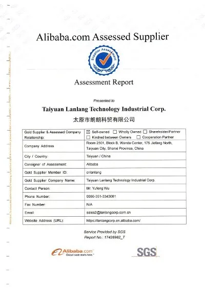 SGS Certificate Switzerland